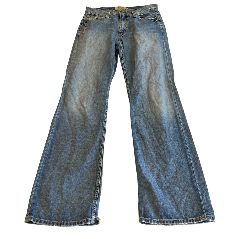 VTG BKE Buckle Jeans Tyler Mens Jeans 30x34 (Fit 29x32) Straight Leg Distressed